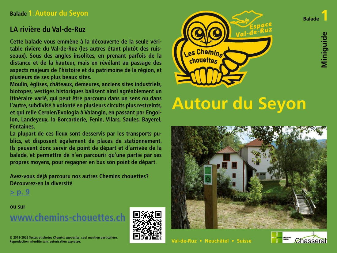 Chemins chouettes — Tutte le passeggiate