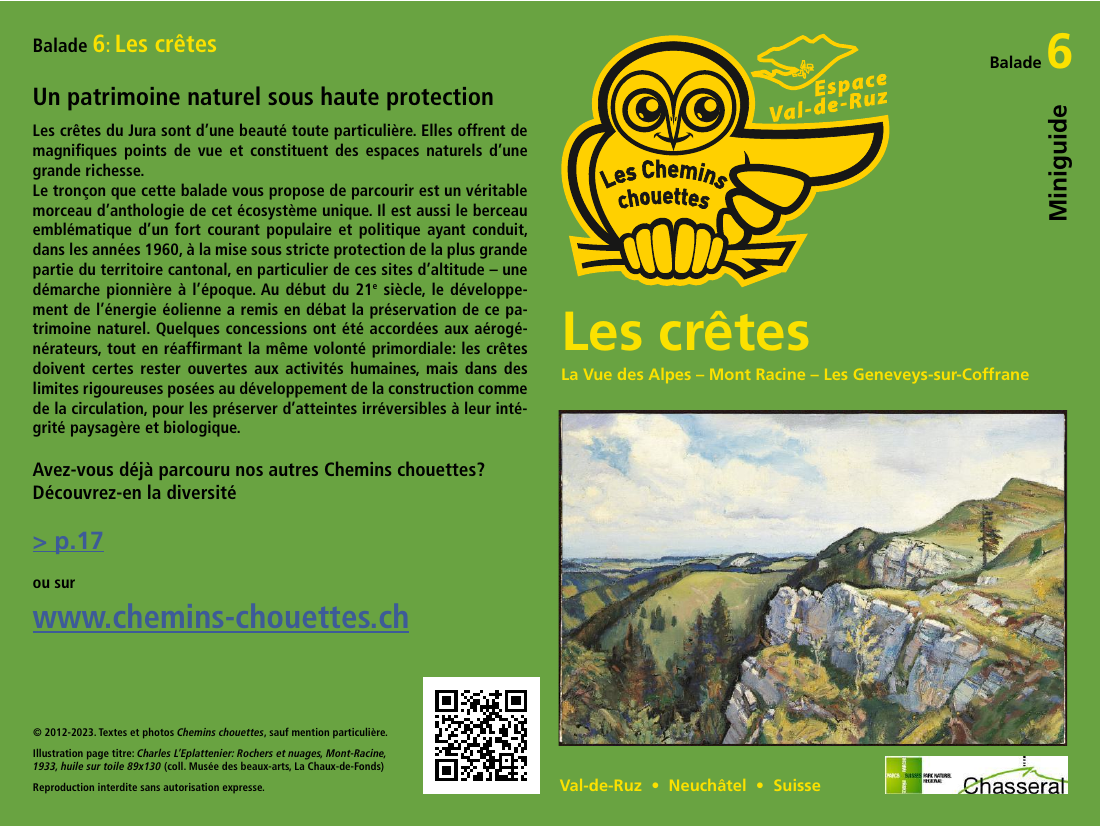 Chemins chouettes — Tutte le passeggiate