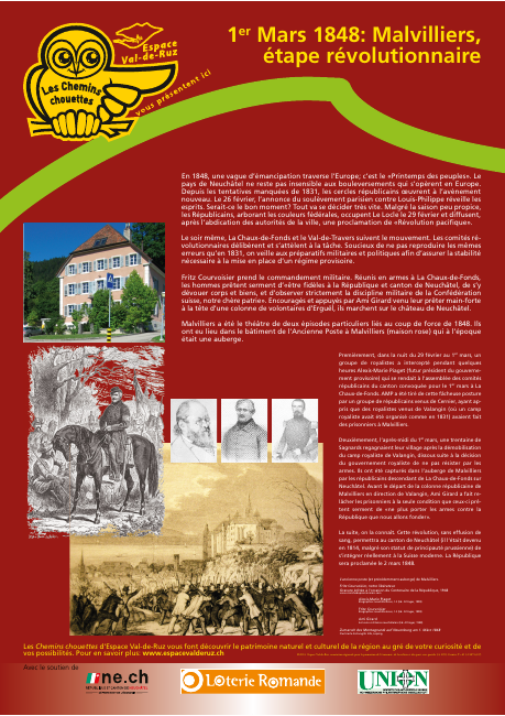 1er Mars 1848 : Malvilliers, étape révolutionnaire