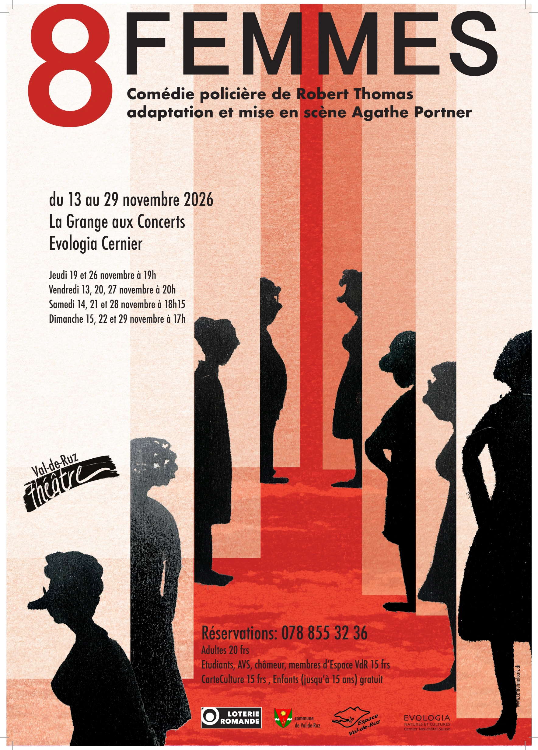8 Femmes — affiche de Catherine Louis