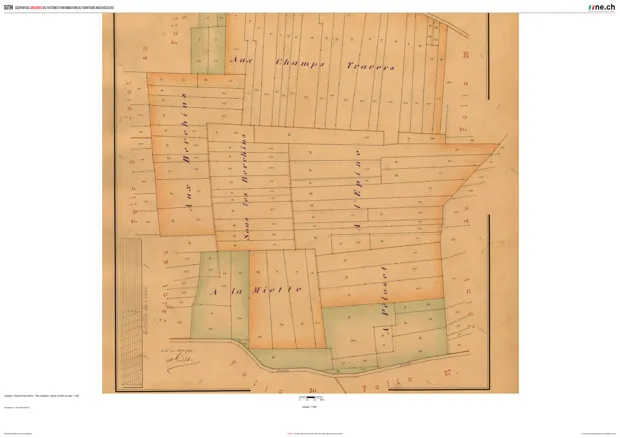 Plan d’archives 21 — cadastre