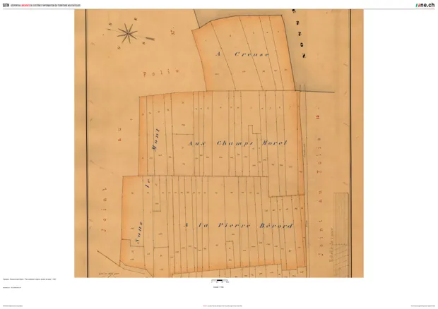 Plan d’archives 33 — cadastre