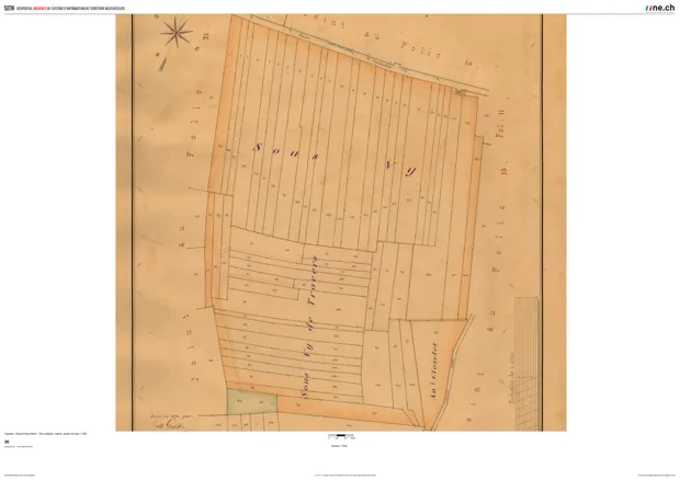 Plan d’archives 38 — cadastre