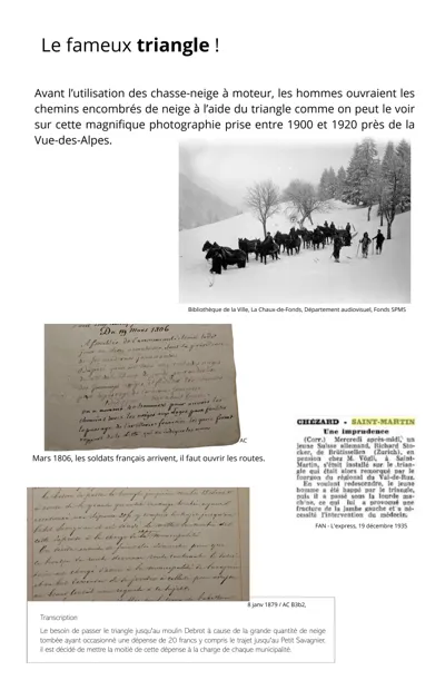 Déneiger : le triangle