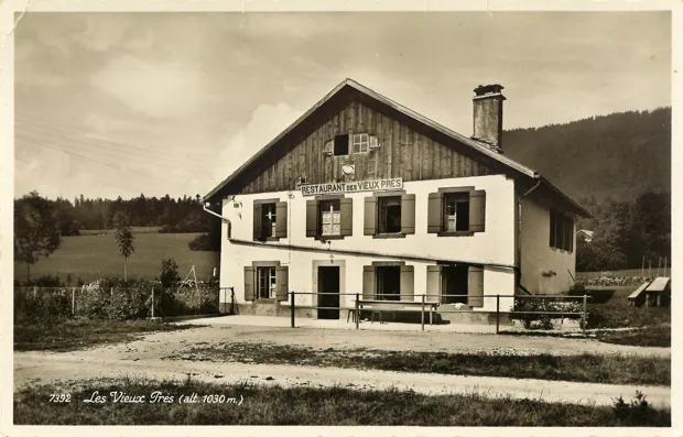 L’école sur une carte postale