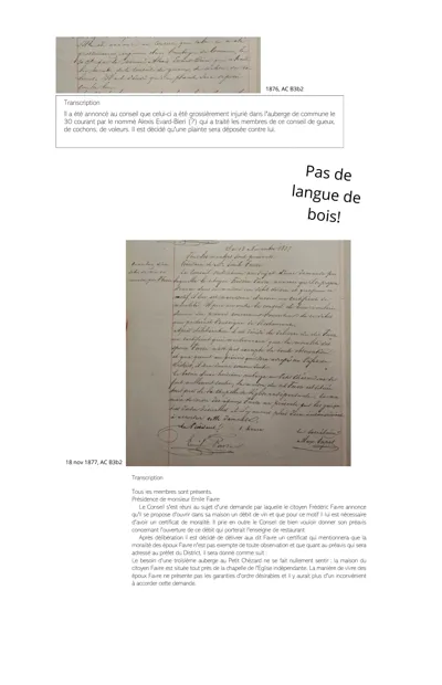 Auberges et cabarets — 3