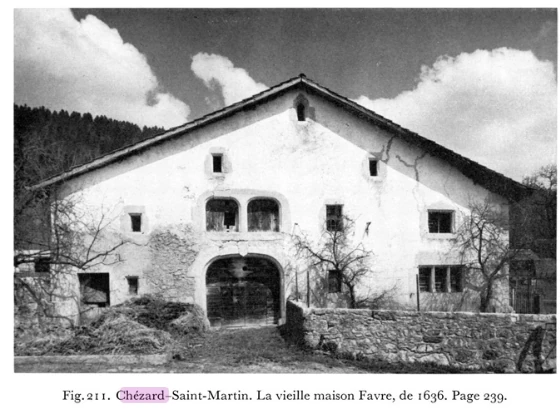La vieille maison Favre